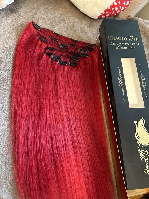 Extensii clip-on ROSU INTENS