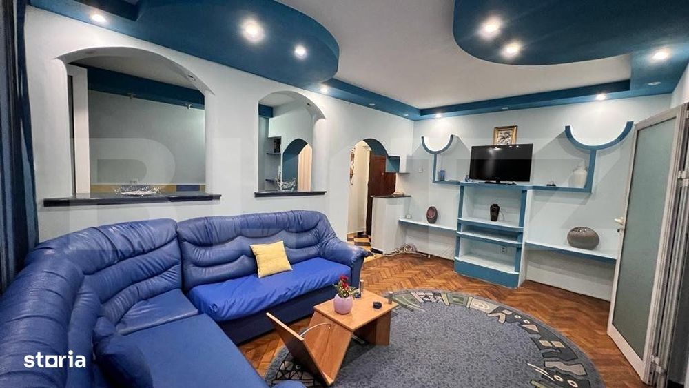 Apartament 2 camere, 48 mp, mobilat si utilat, zona Rovine