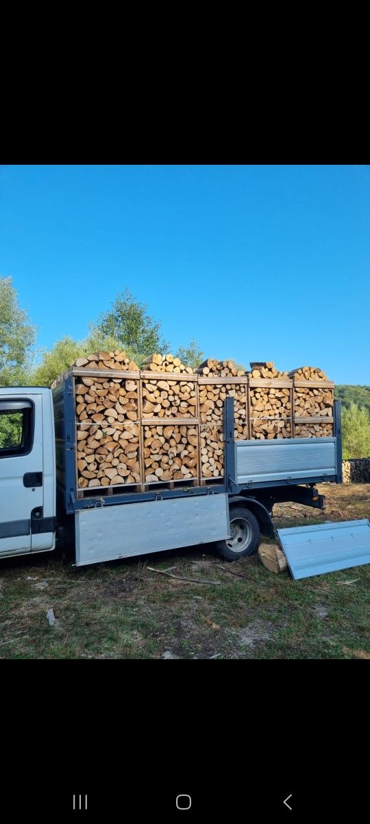 SC vinde lemne de foc taiate sparte fag paletizate Tulcea