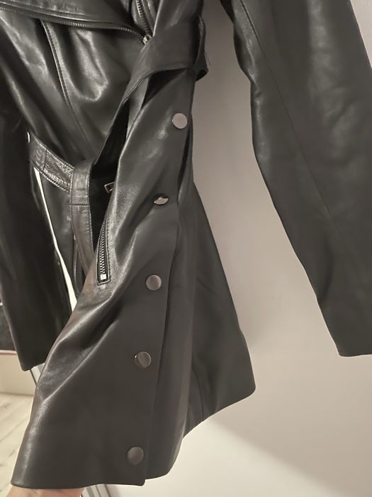 Чисто ново кожено аке от естествена кожа