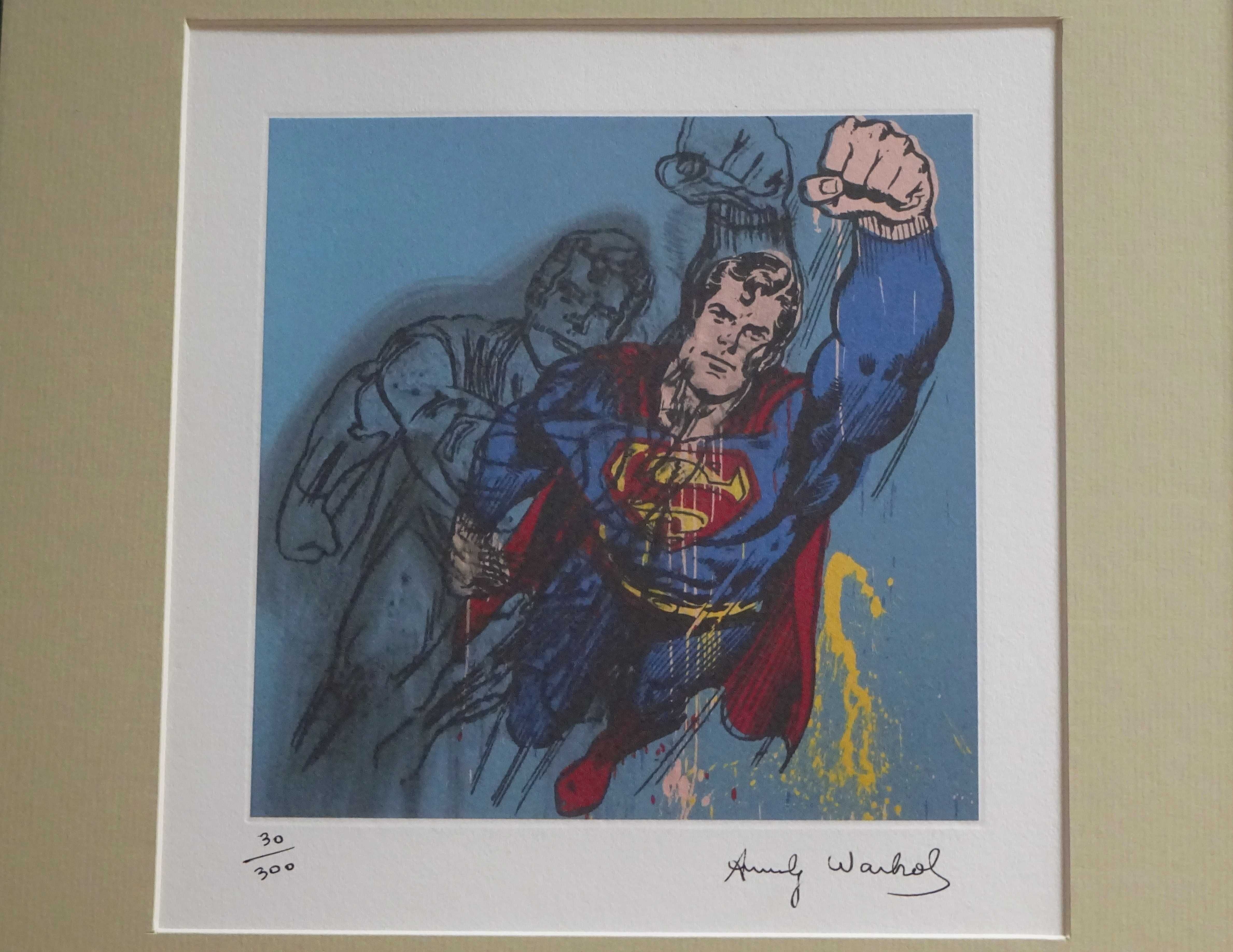 Tablou Andy Warhol, ‘Superman’| Cromolitografie RARA