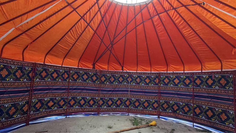 Заманауи қазақы нақышта жасалған Қазақ үйлер Казак уй Полуюрта Палатка