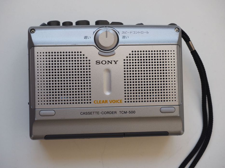 Casetofon Sony TCM-500 clear voice, Walkman, player retro