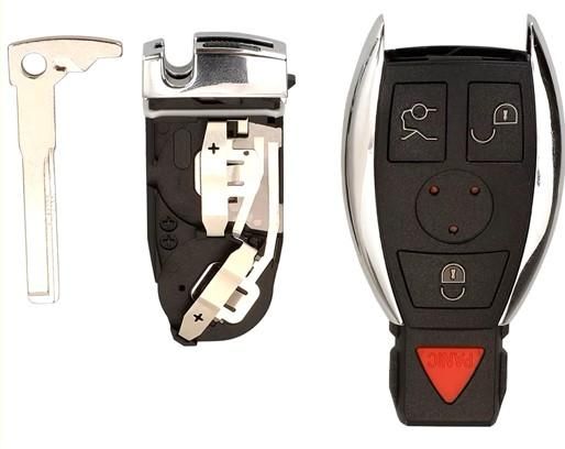 Кутийка за ключ за с 4 бутона за безключов достъп, подходящ за Mercede