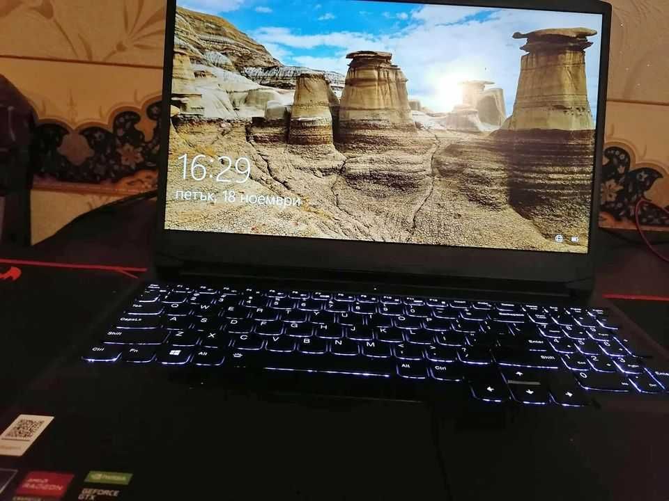 Продавам Ideapad Gaming 3- GTX 1650, ryzen 5 5600H, 8GB RAM, 512GB SSD