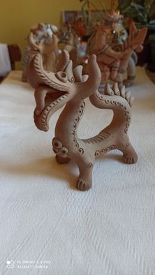 Руски керамични фигури ръчна изработка антики