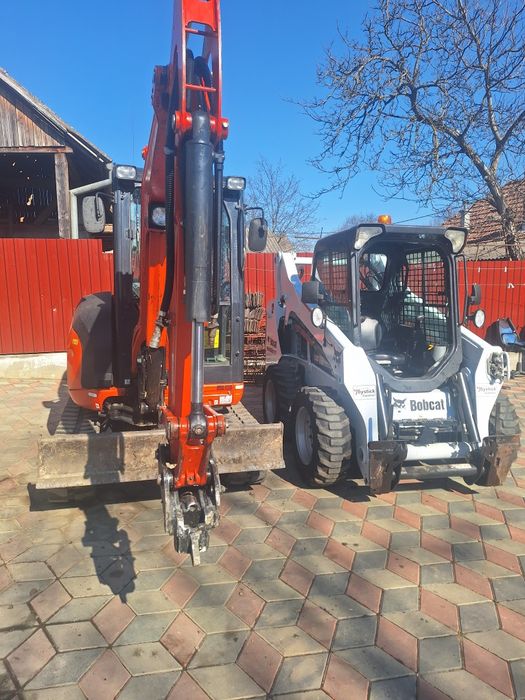 Închiriez/ Execut lucrări cu utilaje pentru construcții miniexcavator