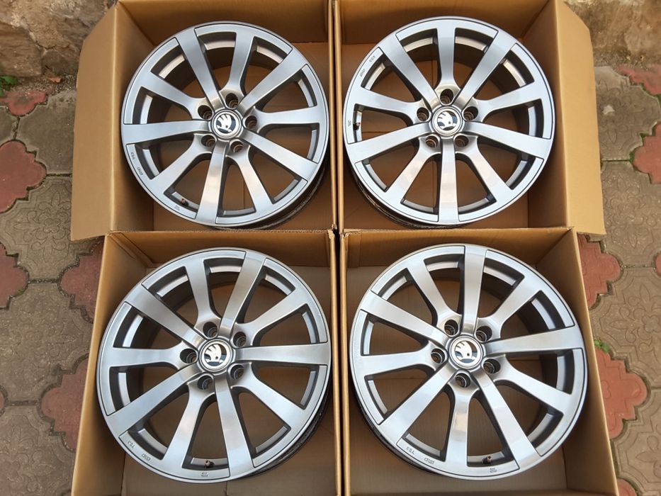jante aliaj 17; 5x112; Skoda Kodiaq, Karoq, Superb, Octavia Scout