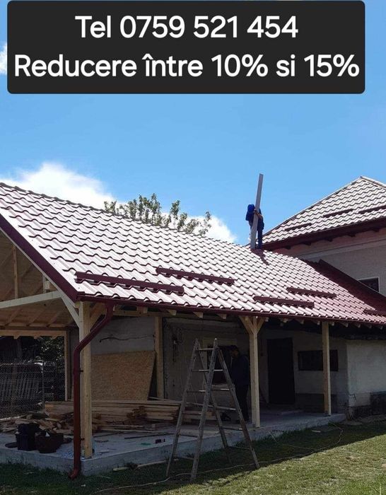 Acoperișuri Dulgheri hidroizolații Reparații Botosani