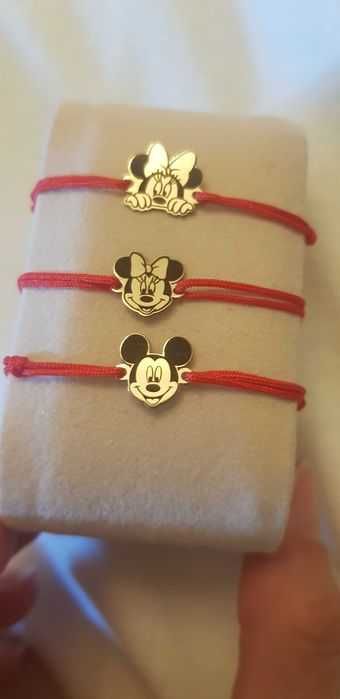 Bratara copii Minnie Mickey Mouse aur galben pret 150 lei bucata