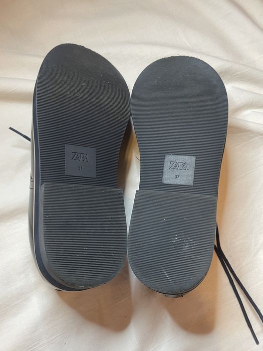 Zara Kids Pantofi derby eleganți Black Blue Mărimea 37