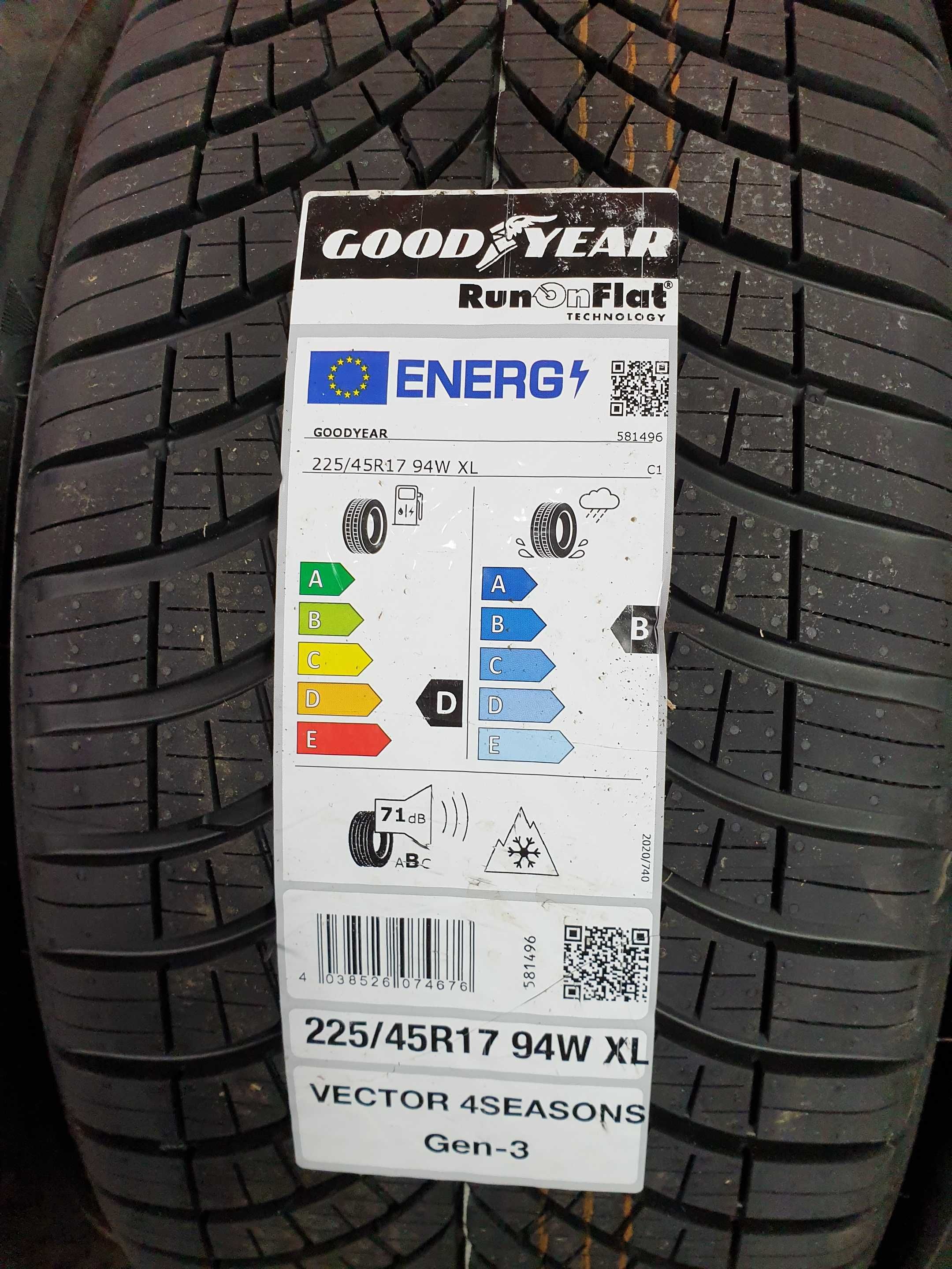 Anvelope VARA-IARNA - 225/45/17 - GoodYear - DOT 2021 RSC !