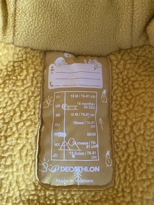 Conbinezon de la dechatlon fetite