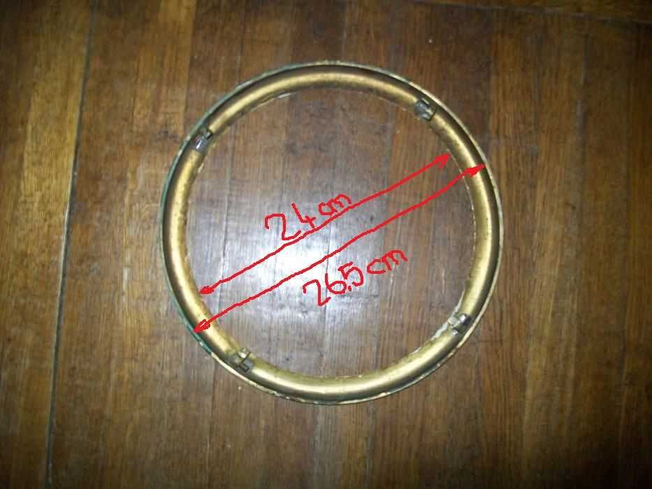 Ramă/ornament geam pentru pendulă J.G. Baer