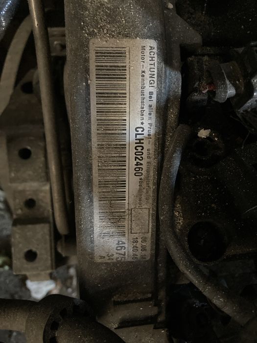 Продавам двигател 1.6 tdi CLHC и оборудване към него