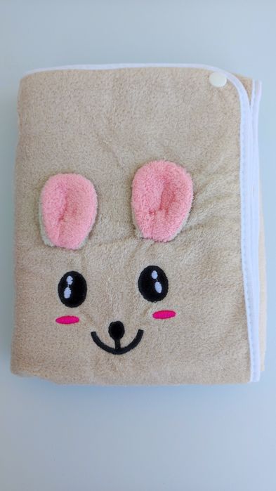 Prosop/păturică tip rochiță, material pufos, diverse culori, 6-14 ani