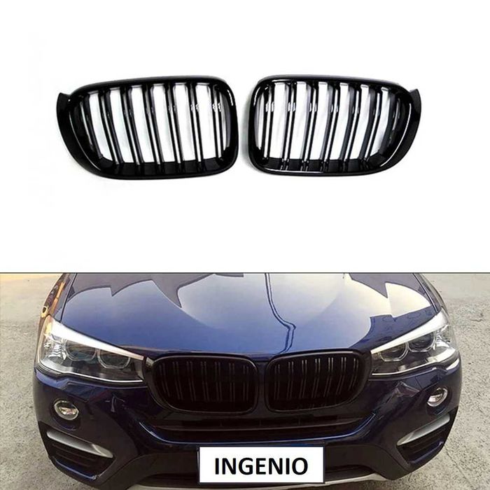 Set 2 Grile Nari Duble M Look BMW X3 X4 F25 F26 LCI Facelift '14-2017