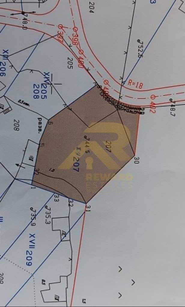 Продава се Парцел в с. Долна Диканя, Област Перник - 1308 кв.м за 33 €/кв.м - Снимка #2