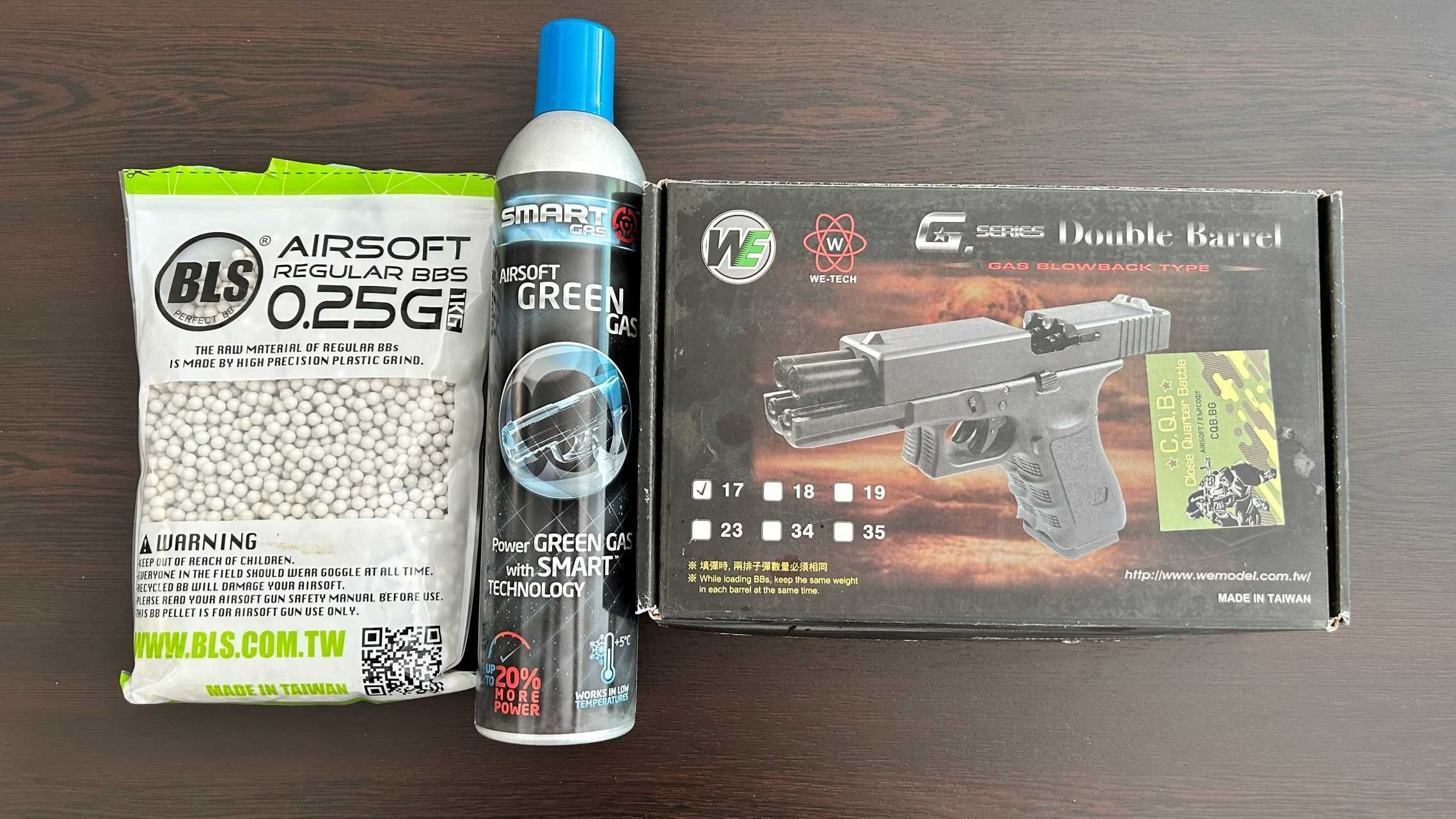 Еърсофт пистолет Glock double barrel