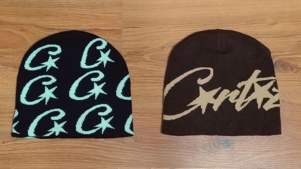 Зимний шапки (Corteiz) стильный, мягкий, удобный.