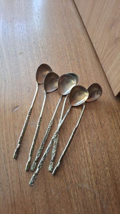 Посребрени коктейлни лъжици