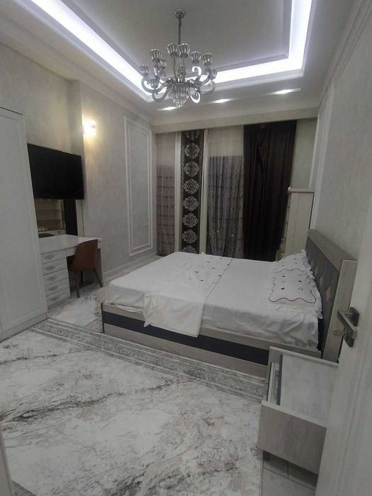 3-комн 104 м² евролюкс 6/7 кирпич Tashkent City Boulevard, вид фонтан`