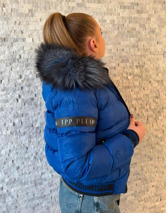 Премиум якета с естествен косъм.