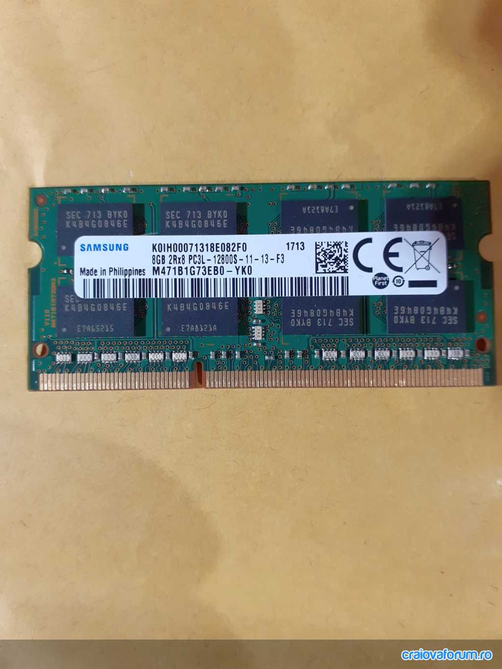 8 gb ddr3 Samsung laptop