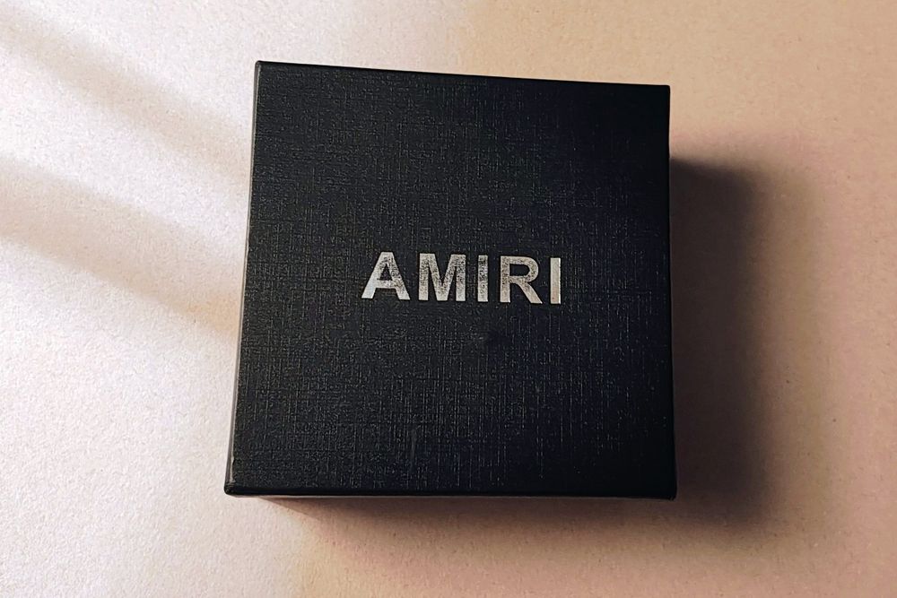 Curea Amiri nappa din piele premium