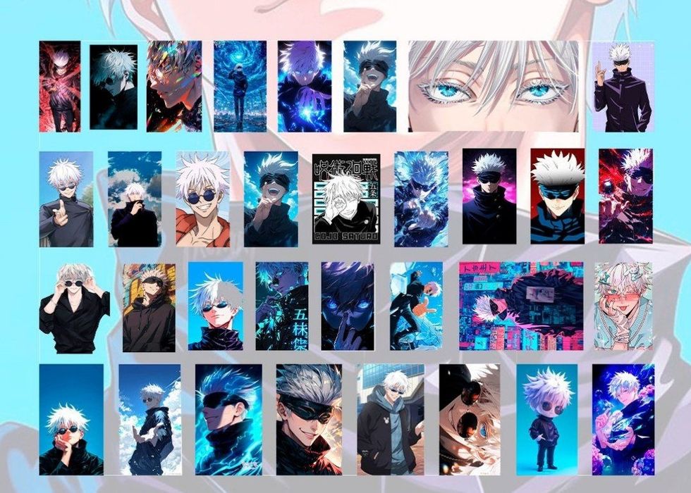 Stickerlar anime Naruto,Bleach,Jujutsu kaisen,Demon slayer,Attack on