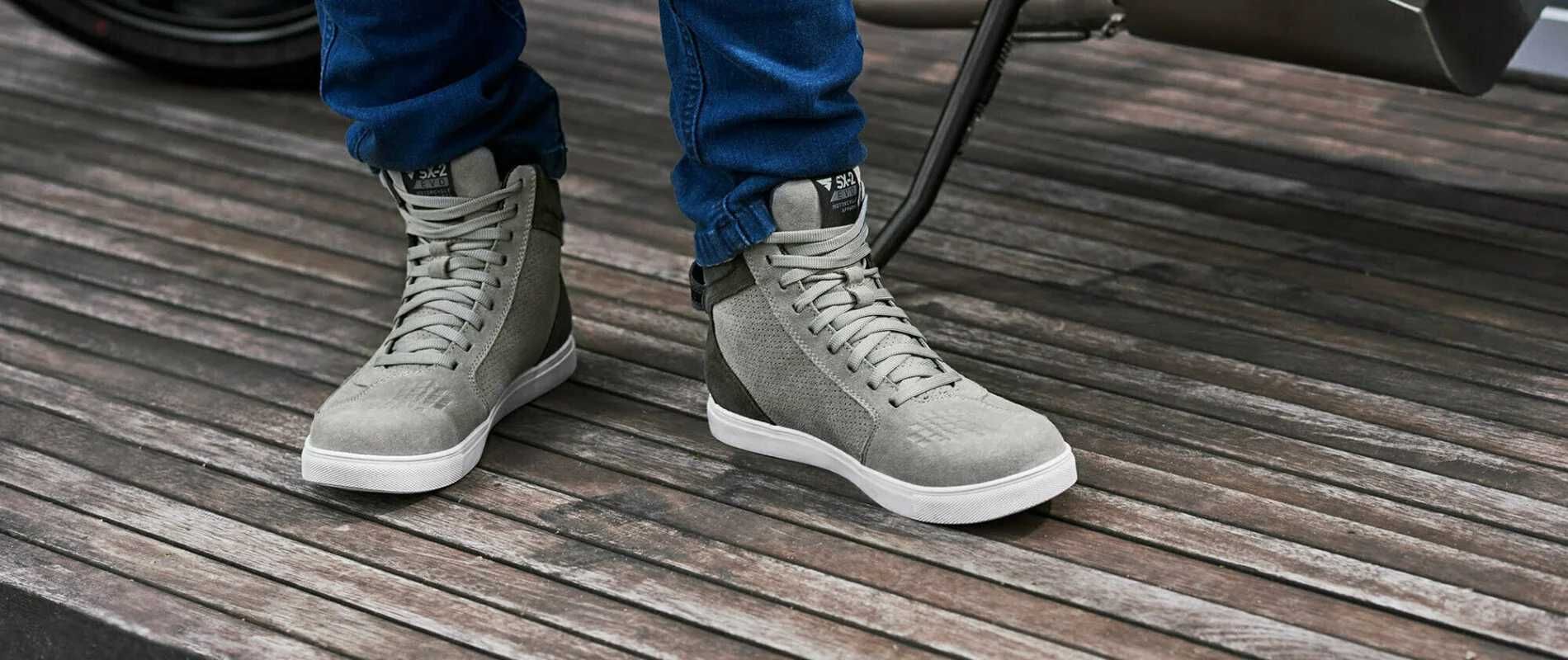 Мъжки мото обувки кецове маратонки за мотор SHIMA SX-2 GRAY EVO