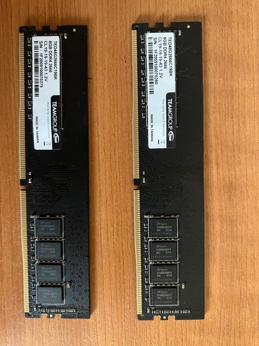 Рам памети за настолен pc 2х8 DDR4/2х4 DDR3