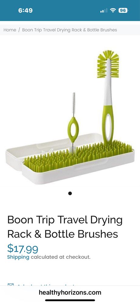 Сушилка за бебешки шишета BOON Trip