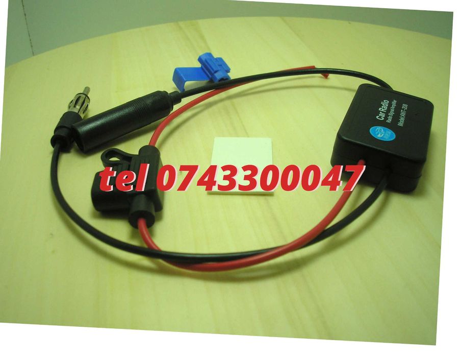Amplificator De Semnal Antena Radio Auto Fm 12v