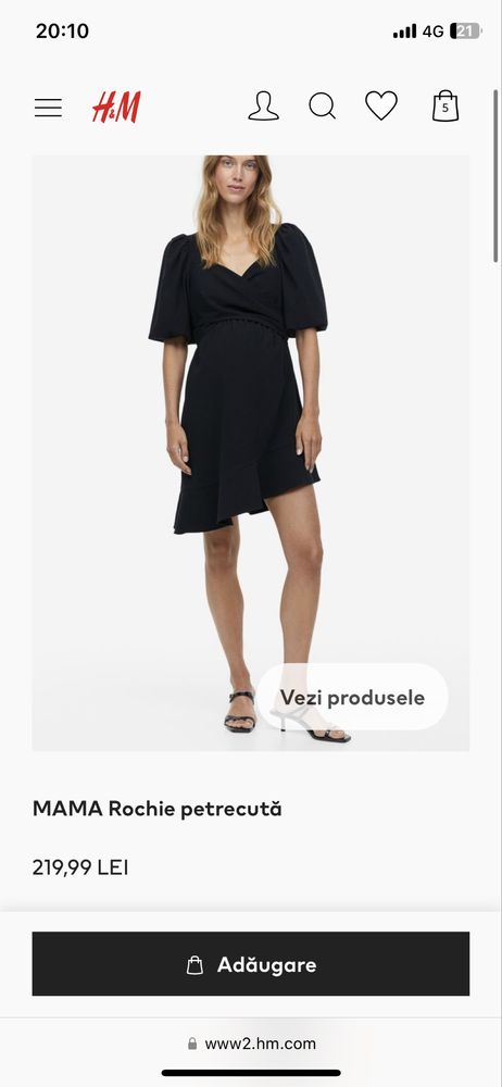 Rochie gravide H&M