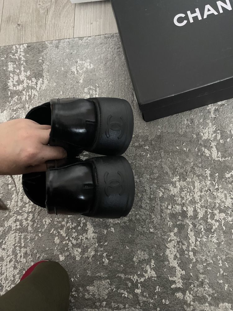 Pantofi Chanel nr 36 piele naturala