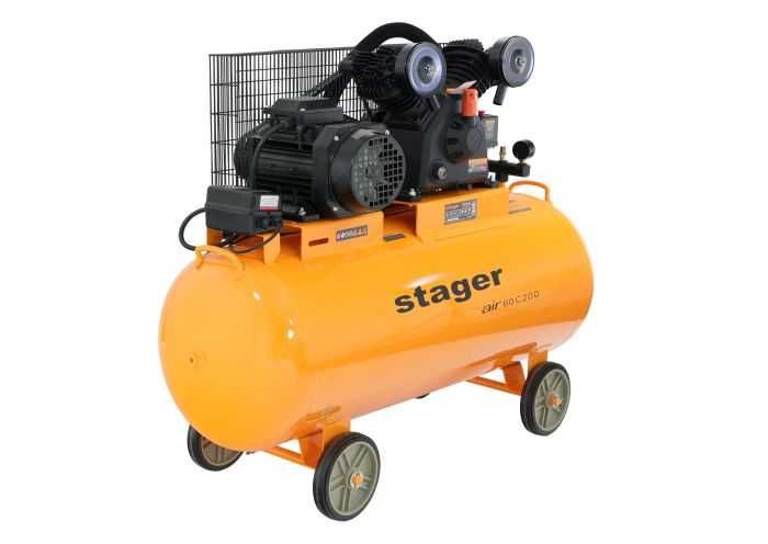 Compresor Aer Stager Air 60C200 600L/min 10 Bar 200 litri Stoc Cernica