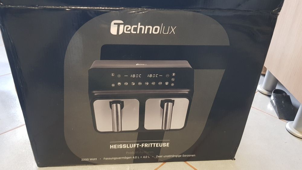 Vand friteoza cu 2 compartimente Technolux