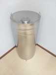 Butoi INOX 75 L cu capac cu filet si garnitura, cadou robinet din INOX