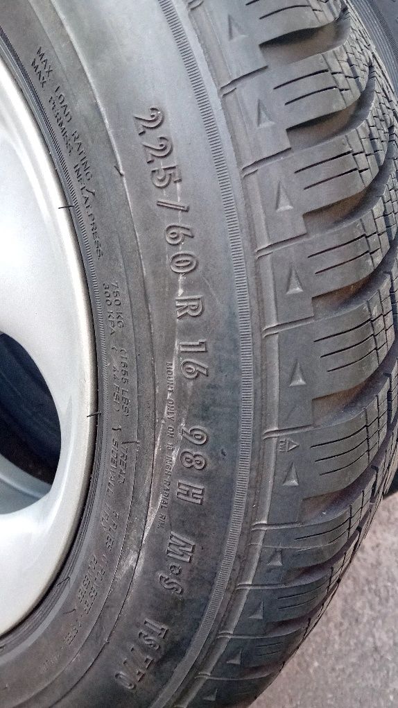 Jante audi 5x112 16 originale anvelope 225 60 16 ca noi 8mm