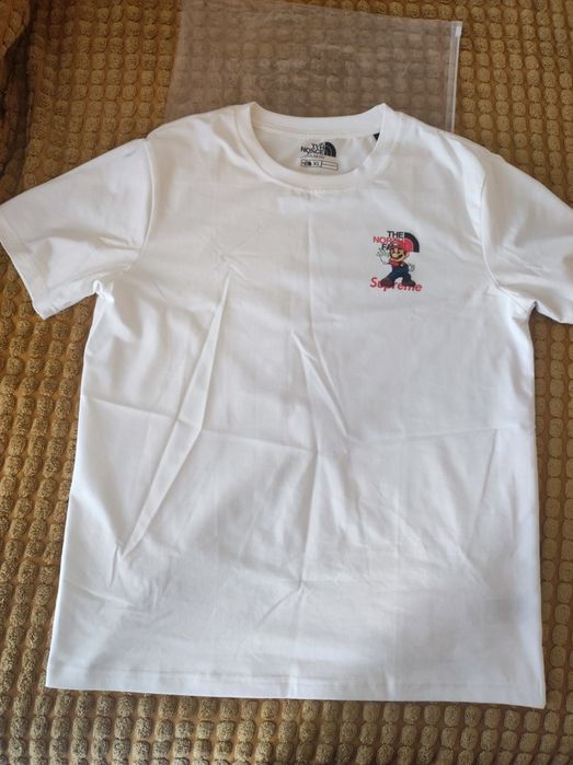 Tricou North Face Supreme/Super Mario