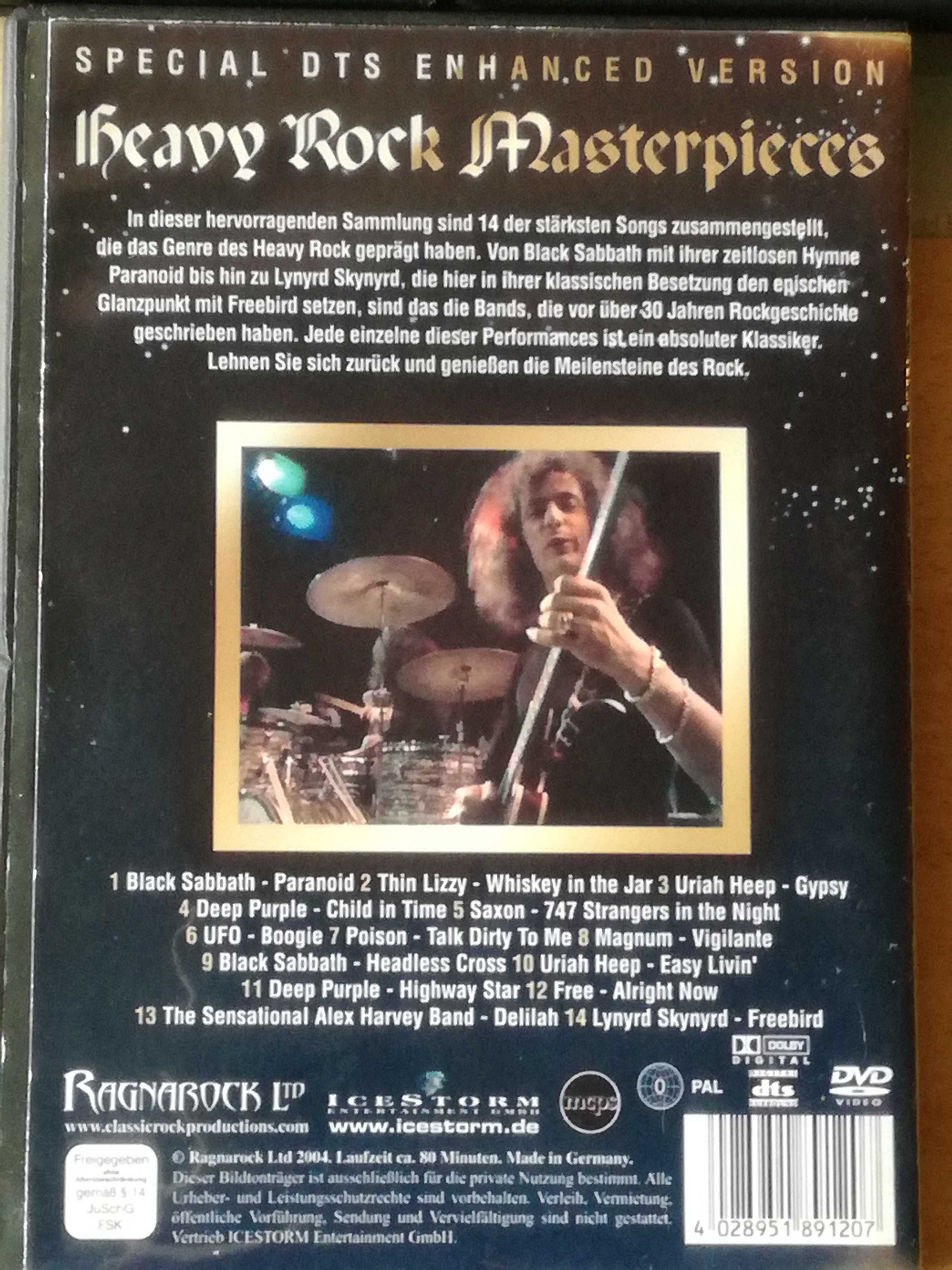 DVD / ДВД дискове ''Hart Rock and Heavy Metal'' - 5 броя