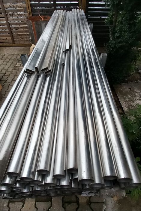 Алуминиеви тръби Ф 50, 3.65 дължина.