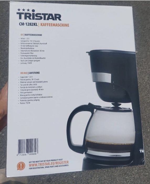 Cafetiera Tristar 1.2l
