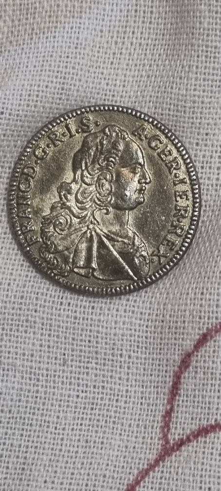 1 creitar 1752 argint (bilon)