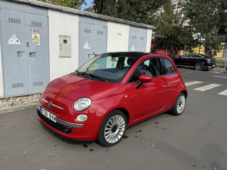 Fiat 500 cutie AUTOMATA,Panoramic,Aer Conditionat,euro6,An 10.2014