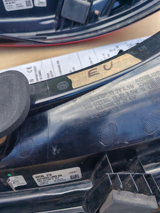 AUDI Q5 Оригинални стопове леви, Европейски и Щатски стандарт