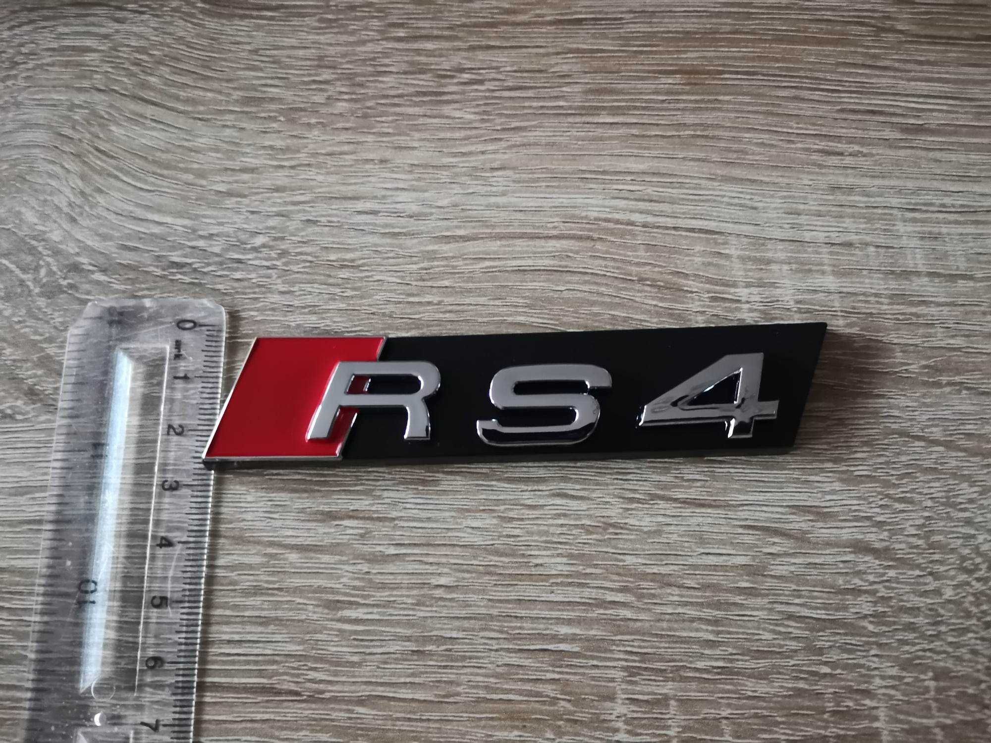 Предна решетка сребриста емблема Audi Ауди RS4