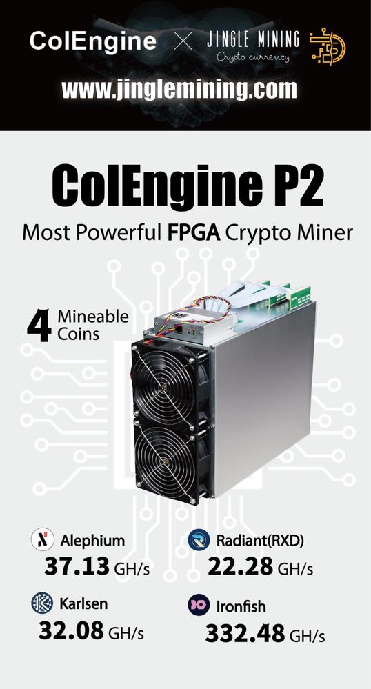 Superscalar ColEngine P2 Asic miner Наличен
