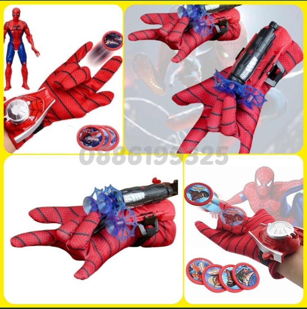 Спайдърмен ръкавица с изстрелване Spiderman ръкавица
